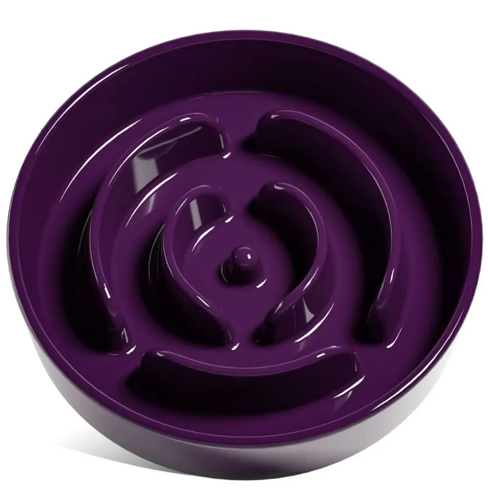 NIB LE TAUCI Dog Slow Feeder Ceramic, 1.5 Cups Slow Eater Bowl for Dogs